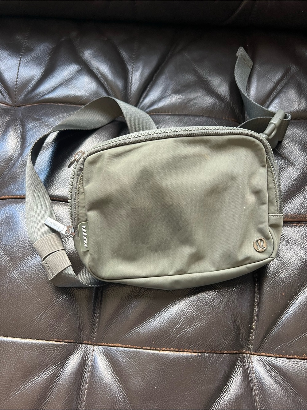 lululemon athletica Olive Green Waist Crossbody Belt Bag Pack